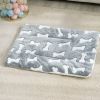 1pc Pet Bed Mat; Thickened Cat And Dog Sleeping Pad; Warm Double-sided Blanket Kennel - S