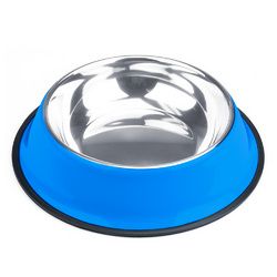 40oz. Blue Stainless Steel Dog Bowl - ABWL-105