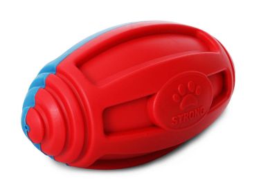 Pet Life Gridiron Football Durable Water Floating Chew And Fetch Dog Toy - DT18RDB