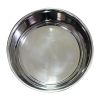 Stainless Steel Pet Bowl with Anti Skid Rubber Base and Dog Design; Gray and Black - as Pic