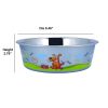 Multi Print Stainless Steel Dog Bowl By Bella N Chaser - as Pic