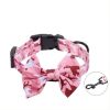 4Pcs Set Reflective No Pull Dog & Cat Harness Collar Leash With Dog Poop Bag For Small Medium Dog - Pink - L