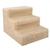 3 Steps Pet Stairs for Dogs and Cats  - beige