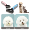 Professional Pet Tool Grooming Brush For Pet Dog Cat Deshedding Tool  - Pink - Pet Grooming Tool