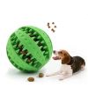 Pet Dog Toy Interactive Rubber Balls Pet Dog Cat Puppy Chew Toys Ball Teeth Chew Toys Tooth Cleaning Food Balls Hond Spel - Green-6cm