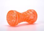 dog Squeak Toys Tpr sounder dog toy strong bite resistant dog bone molar dog toy Sounding Bone Toy - orange - small