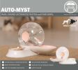 Pet Life 'Auto-Myst' Snail Shaped 2-in-1 Automated Gravity Pet Filtered Water Dispenser and Food Bowl - Pink