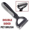 Professional Pet Tool Grooming Brush For Pet Dog Cat Deshedding Tool  - Gray - Pet Grooming Tool